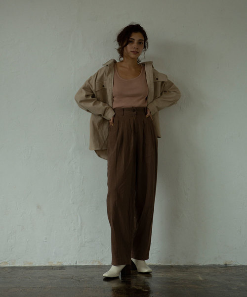 marjour(マージュール)の「CPO JAKET(デニムジャケット・レディース・アイボリー/ピンク・MEDIUM)」の3枚目の写真