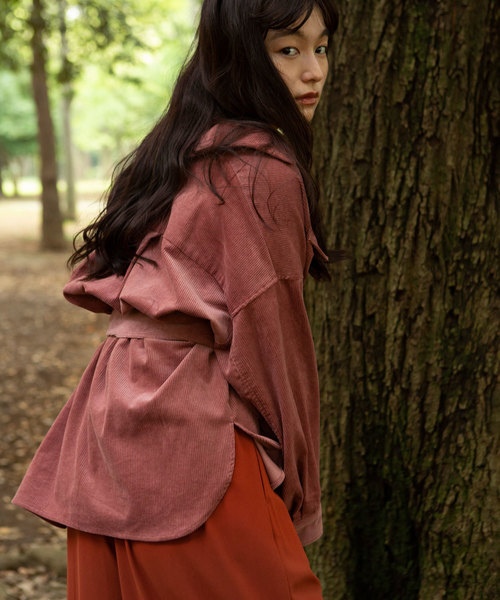 marjour(マージュール)の「CPO JAKET(デニムジャケット・レディース・アイボリー/ピンク・MEDIUM)」の11枚目の写真
