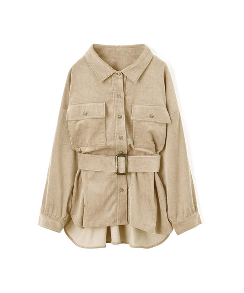 marjour(マージュール)の「CPO JAKET(デニムジャケット・レディース・アイボリー/ピンク・MEDIUM)」の14枚目の写真