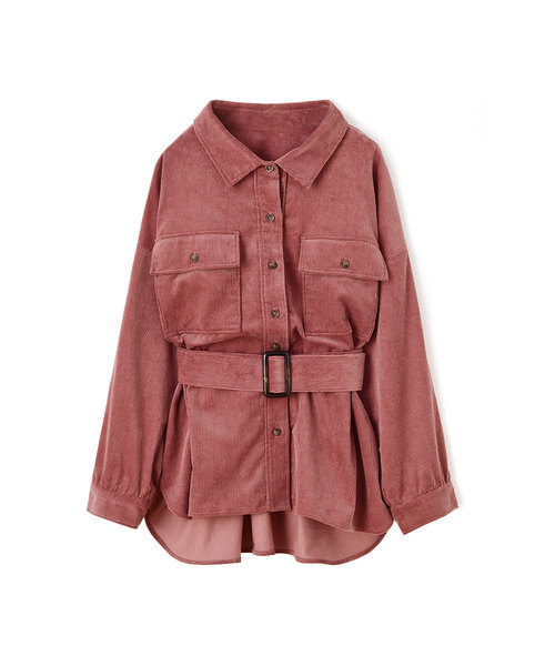 marjour(マージュール)の「CPO JAKET(デニムジャケット・レディース・アイボリー/ピンク・MEDIUM)」の15枚目の写真