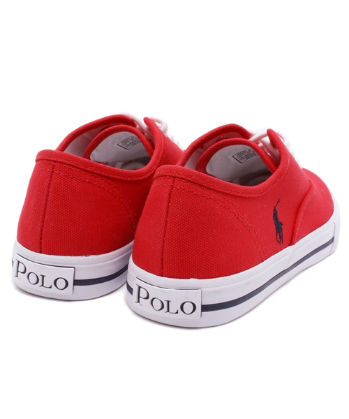 POLO RALPH LAUREN（ポロ ラルフ ローレン）の「ジュニア キッズ ポロ ラルフローレン POLO PETRA JUNIOR（スニーカー・キッズ・カーキ/レッド・23.5cm/24cm/23cm）」の6枚目の写真