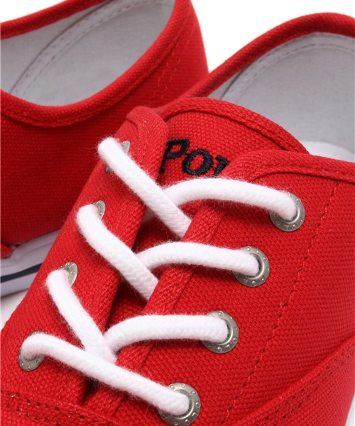 POLO RALPH LAUREN（ポロ ラルフ ローレン）の「ジュニア キッズ ポロ ラルフローレン POLO PETRA JUNIOR（スニーカー・キッズ・カーキ/レッド・23.5cm/24cm/23cm）」の8枚目の写真