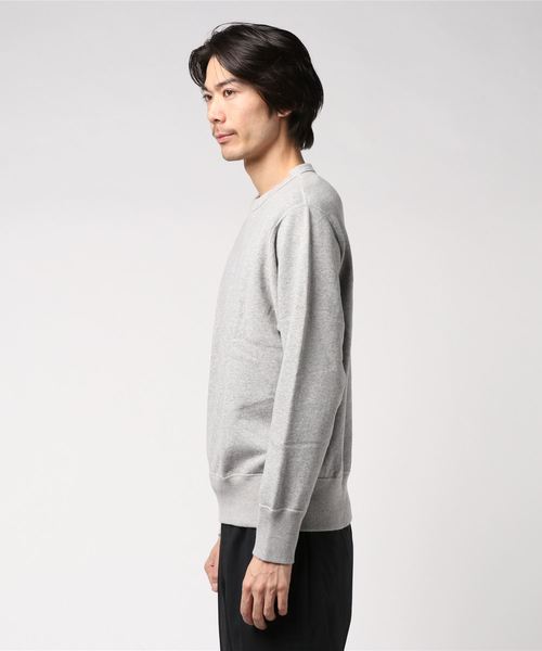 Denime（ドゥニーム）の「SWEATSHIRT　クルーネックスウェット（スウェット・メンズ・杢グレー・SMALL/MEDIUM/LARGE/X-LARGE/XX-LARGE）」の3枚目の写真