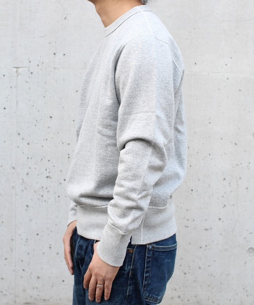 Denime（ドゥニーム）の「SWEATSHIRT　クルーネックスウェット（スウェット・メンズ・杢グレー・SMALL/MEDIUM/LARGE/X-LARGE/XX-LARGE）」の11枚目の写真