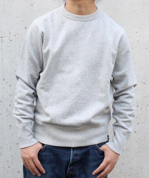 Denime（ドゥニーム）の「SWEATSHIRT　クルーネックスウェット（スウェット・メンズ・杢グレー・SMALL/MEDIUM/LARGE/X-LARGE/XX-LARGE）」の10枚目の写真