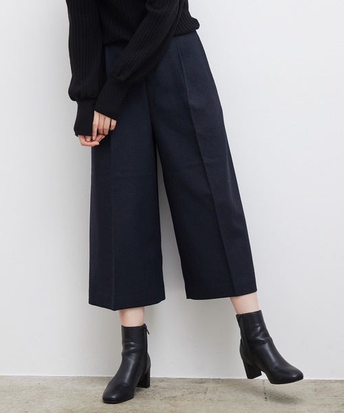 ROPE' PICNIC（ロペピクニック）の「ワイドクロップドパンツ（その他パンツ・レディース・キャメル/ライトグレー/ネイビー・38/40）」の3枚目の写真