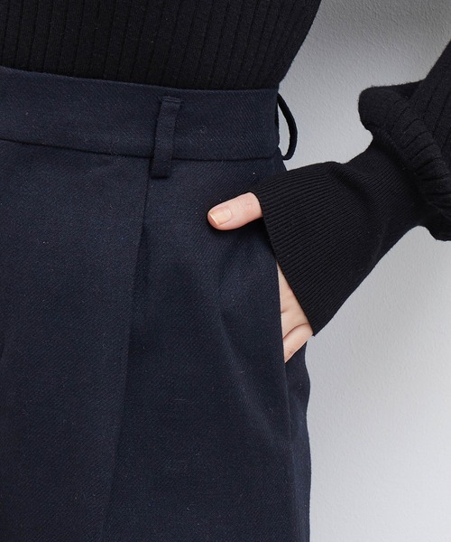 ROPE' PICNIC（ロペピクニック）の「ワイドクロップドパンツ（その他パンツ・レディース・キャメル/ライトグレー/ネイビー・38/40）」の11枚目の写真