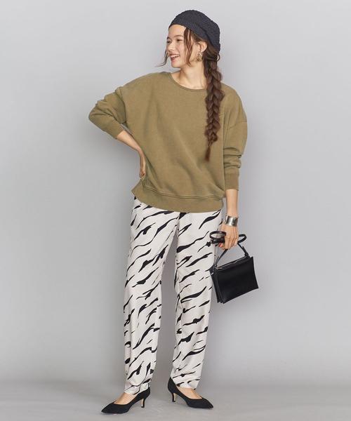 BEAUTY&YOUTH UNITED ARROWS（ビューティーアンドユースユナイテッドアローズ）の「BY ゼブラプリントイージーパンツо（その他パンツ・レディース・ブラック/ナチュラル・MEDIUM/SMALL）」の17枚目の写真