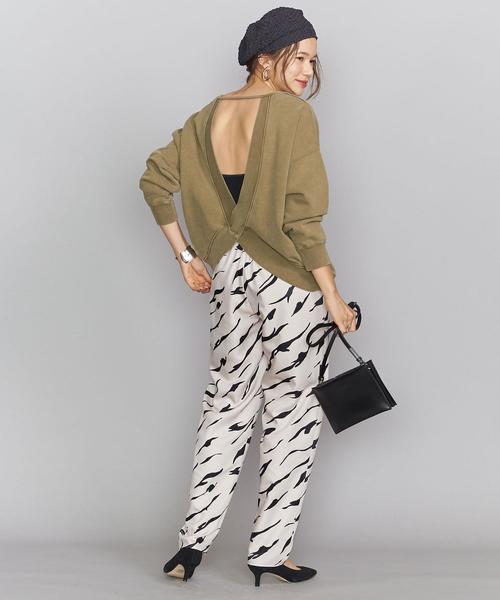 BEAUTY&YOUTH  ゼブラプリントイージーパンツ BEAUTY&YOUTH UNITED ARROWS - BY ゼブラプリントイージーパンツ