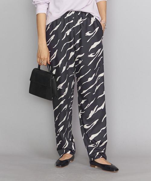 BEAUTY&YOUTH UNITED ARROWS（ビューティーアンドユースユナイテッドアローズ）の「BY ゼブラプリントイージーパンツо（その他パンツ・レディース・ブラック/ナチュラル・MEDIUM/SMALL）」の8枚目の写真