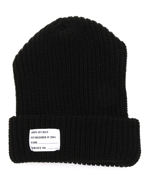 SHIPS JET BLUE（シップスジェットブルー）の「JB: ニットキャップ made in JAPAN 14AW●（ニットキャップ/ビーニー・メンズ・ホワイト/ダークグレー/カーキ/オリーブ/ワイン/ブルー/ブラック/ネイビー・ONE SIZE）」の2枚目の写真