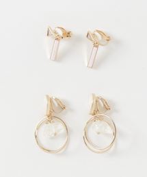 【OKUOKU　0909】セレクトデザイン　２セット　両耳用イヤリング