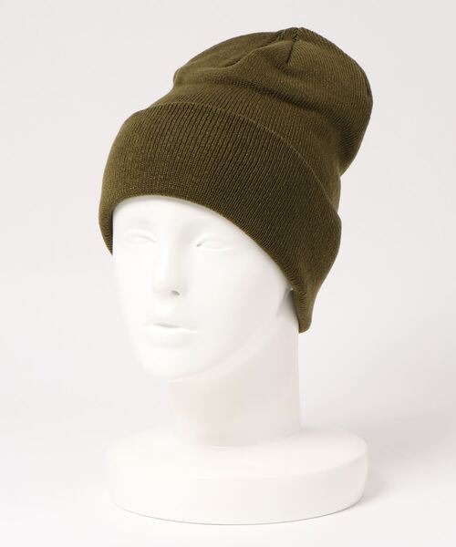 B.I.D.（ビーアイディー）の「《ハイゲージ》Wニットキャップ（ニットキャップ/ビーニー・レディース・ブラック/ベージュ/カーキ/アイボリー/チャコールグレー/ホワイト/ワインレッド/マスタード/グレー/ブラウン/ネイビー・FREE）」の8枚目の写真