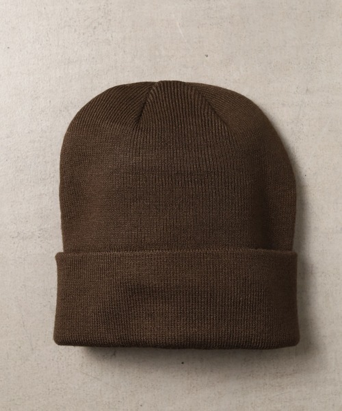 B.I.D.（ビーアイディー）の「《ハイゲージ》Wニットキャップ（ニットキャップ/ビーニー・レディース・ブラック/ベージュ/カーキ/アイボリー/チャコールグレー/ホワイト/ワインレッド/マスタード/グレー/ブラウン/ネイビー・FREE）」の6枚目の写真