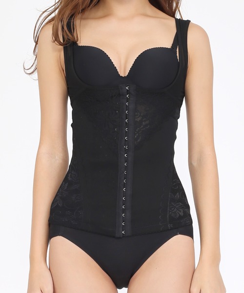 Lace Ladies(レースレディース)の「補正インナー ニッパー コルセット(その他アンダーウェア/インナー・レディース・ベージュ/ブラック・S/L/XXL/M/XL)」の1枚目の写真