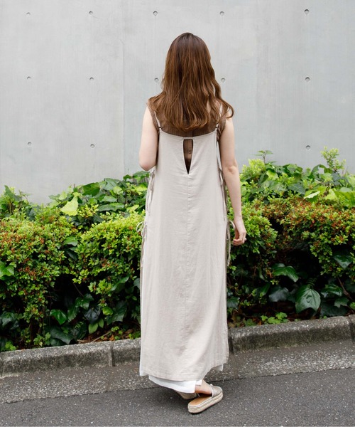 flower（フラワー）の「リラックスリボンワンピース（ワンピース・レディース・ベージュ/イエロー・FREE）」の13枚目の写真