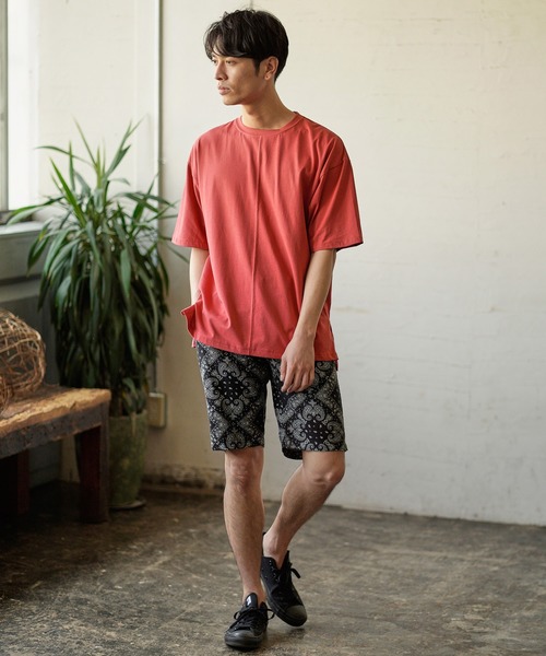 CAMBIO(カンビオ)の「mt6694-Mercerization Big Tee(Tシャツ/カットソー・メンズ・ライトグレー/ピンク/ラベンダー/ブラック/ブルー/ホワイト/オリーブ・M/S/L)」の19枚目の写真
