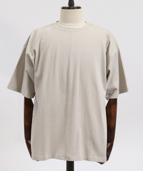CAMBIO(カンビオ)の「mt6694-Mercerization Big Tee(Tシャツ/カットソー・メンズ・ライトグレー/ピンク/ラベンダー/ブラック/ブルー/ホワイト/オリーブ・M/S/L)」の10枚目の写真