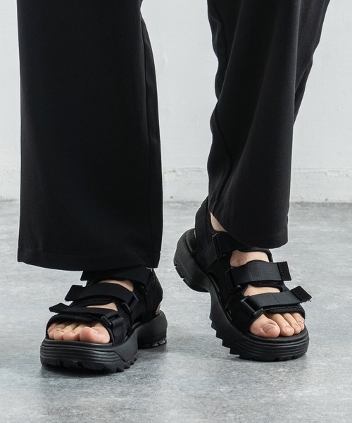 MEI(メイ)の「MEI メイ RECYCLE TAPE SANDAL ベルクロ スポーツサンダル スニーカーサンダル MEI-SDM-200003(サンダル・メンズ・ベージュ/オリーブ/ブラック/ネイビー・M/L/S)」の8枚目の写真