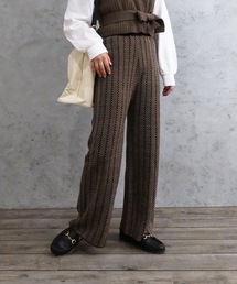 Riberry | 柄ニットパンツ(その他パンツ)