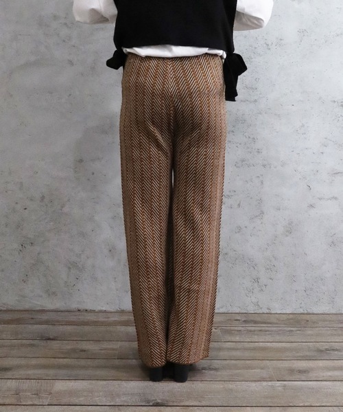 Riberry（リベリー）の「柄ニットパンツ（その他パンツ・レディース・ブラック/ベージュ/グレー/グリーン/モカ・MEDIUM）」の18枚目の写真