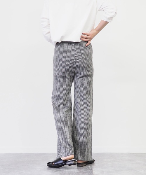 Riberry（リベリー）の「柄ニットパンツ（その他パンツ・レディース・ブラック/ベージュ/グレー/グリーン/モカ・MEDIUM）」の22枚目の写真