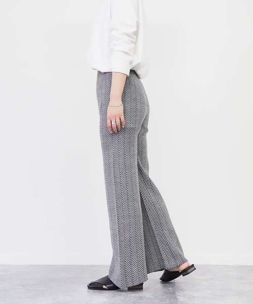 Riberry（リベリー）の「柄ニットパンツ（その他パンツ・レディース・ブラック/ベージュ/グレー/グリーン/モカ・MEDIUM）」の21枚目の写真