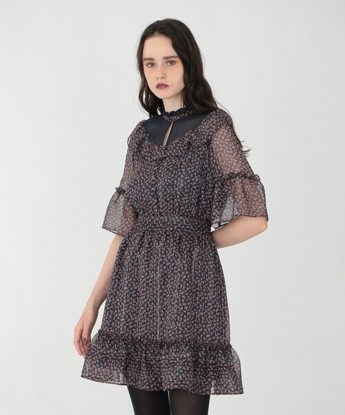 LOVELESS（ラブレス）の「ブルーム フリル ショートドレス  