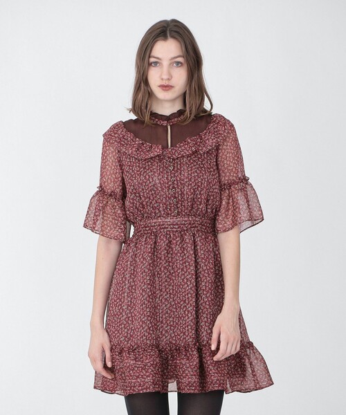 セール ブルーム フリル ショートドレス ワンピース Loveless ラブレス のファッション通販 Zozotown