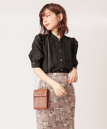 natural couture | 【WEB限定カラー有り】立体ギャザーパフ2WAYブラウス(シャツ/ブラウス)