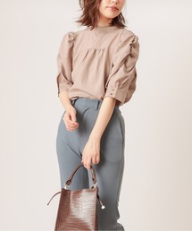 natural couture | 【WEB限定カラー有り】立体ギャザーパフ2WAYブラウス(シャツ/ブラウス)