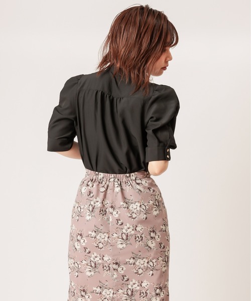 natural couture(ナチュラルクチュール)の「【WEB限定カラー有り】立体ギャザーパフ2WAYブラウス(シャツ/ブラウス・レディース・ブラック/オフホワイト/モカ/その他1・FREE)」の16枚目の写真