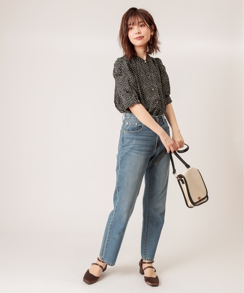 natural couture(ナチュラルクチュール)の「【WEB限定カラー有り】立体ギャザーパフ2WAYブラウス(シャツ/ブラウス・レディース・ブラック/オフホワイト/モカ/その他1・FREE)」の14枚目の写真