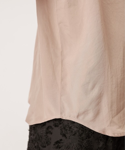 natural couture(ナチュラルクチュール)の「【WEB限定カラー有り】立体ギャザーパフ2WAYブラウス(シャツ/ブラウス・レディース・ブラック/オフホワイト/モカ/その他1・FREE)」の18枚目の写真