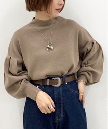 apres jour mignon | 袖タックニット【ZOZOTOWN限定アイテム】(ニット/セーター)
