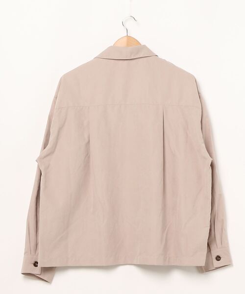 JOHN'S CLOSET(ジョンズクローゼット)の「【i】ポリスエード ラベルドシャツ(シャツ/ブラウス・メンズ・ベージュ系その他/ブルー/オリーブ/ブラック/オフホワイト・MEDIUM/LARGE)」の20枚目の写真