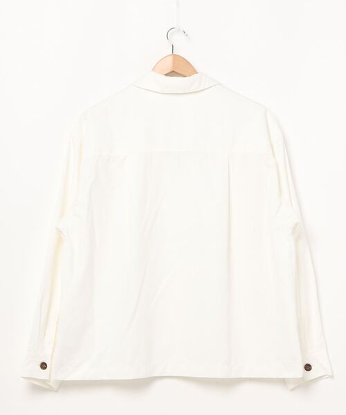 JOHN'S CLOSET(ジョンズクローゼット)の「【i】ポリスエード ラベルドシャツ(シャツ/ブラウス・メンズ・ベージュ系その他/ブルー/オリーブ/ブラック/オフホワイト・MEDIUM/LARGE)」の18枚目の写真