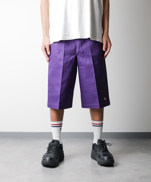 Dickies（ディッキーズ）の「Dickies（ディッキーズ）/ライブショーツ（チノパンツ・レディース・ブラック/ベージュ/レッド/パープル/モスグリーン/ネイビー/カーキ/ピンク/ブラウン/ホワイト・34inch/32inch/36inch/30inch/28inch/26inch）」の12枚目の写真