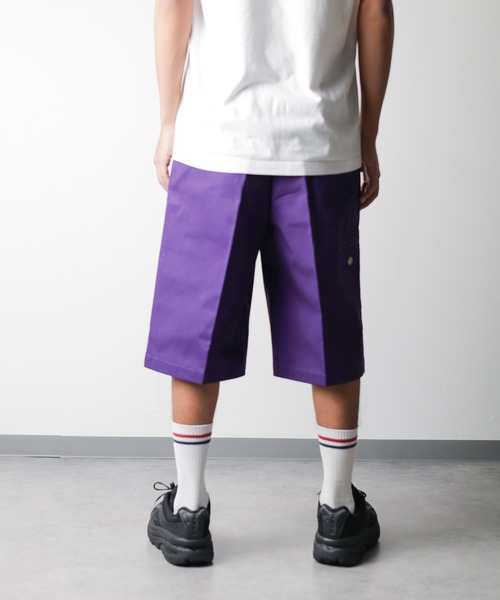 Dickies（ディッキーズ）の「Dickies（ディッキーズ）/ライブショーツ（チノパンツ・レディース・ブラック/ベージュ/レッド/パープル/モスグリーン/ネイビー/カーキ/ピンク/ブラウン/ホワイト・34inch/32inch/36inch/30inch/28inch/26inch）」の11枚目の写真