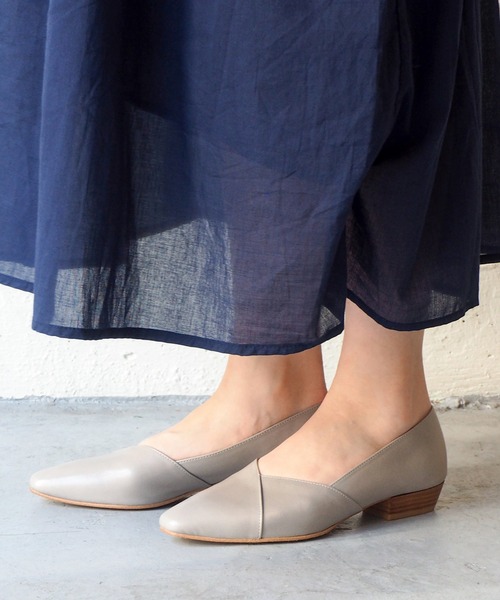 cava cava Vカットローヒールパンプス cava パンプス Vカットフラットシューズ 3720395 : ZOZOTOWN