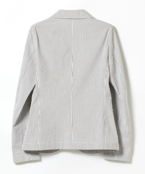 EFFE BEAMS（エッフェビームス）の「LARDINI / HAVANA ストライプ シャツジャケット（テーラードジャケット・レディース・ベージュ・38/40）」の8枚目の写真