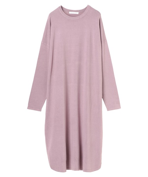 AMERICAN HOLIC（アメリカンホリック）の「深ラウンドネックリラックスワンピース ＊（ワンピース・レディース・ライトグレー/ブラック/ピンク/ベージュ・FREE）」の15枚目の写真