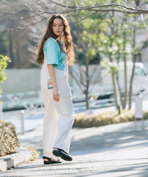 UNIVERSAL OVERALL（ユニバーサルオーバーオール）の「UNIVERSAL OVERALL/ユニバーサルオーバーオール OVERALL オーバーオール（サロペット/オーバーオール・レディース・ホワイト・FREE）」の4枚目の写真