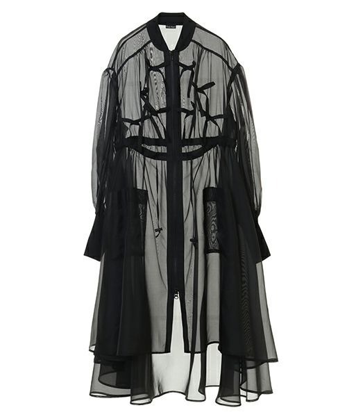 Candy Stripper（キャンディストリッパー）の「RIBBON SHEER ドレス（ワンピース・レディース・ブラック/グレー/ホワイト・2）」の17枚目の写真