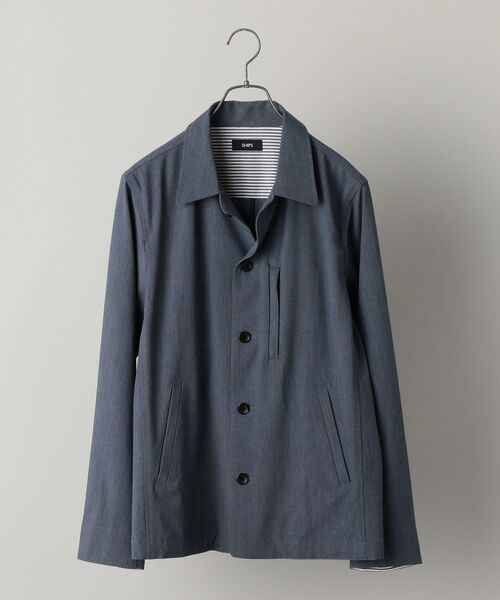 SHIPS（シップス）の「【WEB限定】SHIPS: パッカブル ストレッチ カバー ジャケット（ブルゾン・メンズ・ネイビー/グレー/ロイヤルブルー・SMALL/MEDIUM/LARGE/X-LARGE）」の15枚目の写真