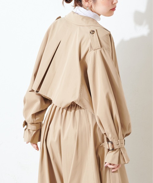 natural couture(ナチュラルクチュール)の「【WEB限定】マルチウェイトレンチコート(ビスチェ+スカートセット)(トレンチコート・レディース・ベージュ/オリーブ/アイボリー・FREE)」の21枚目の写真