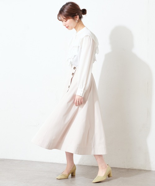 natural couture(ナチュラルクチュール)の「【WEB限定】マルチウェイトレンチコート(ビスチェ+スカートセット)(トレンチコート・レディース・ベージュ/オリーブ/アイボリー・FREE)」の16枚目の写真