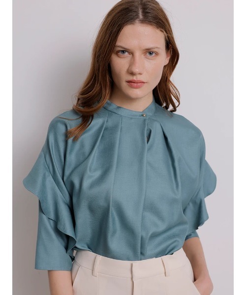 フリルスリーブブラウス シャツ ブラウス Tonal トーナル のファッション通販 Zozotown