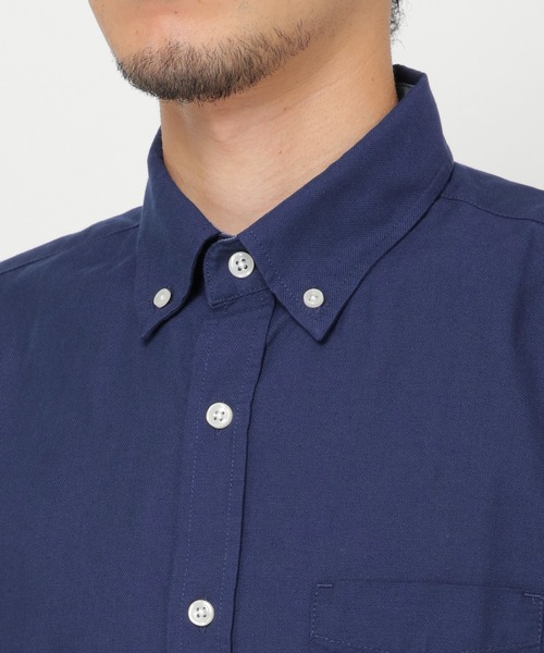 ikka(イッカ)の「【吸水速乾】7分オックスシャツCOOLMAX ECO(シャツ/ブラウス・メンズ・ホワイト/ネイビー/ベージュ・S/M/XL/L)」の10枚目の写真