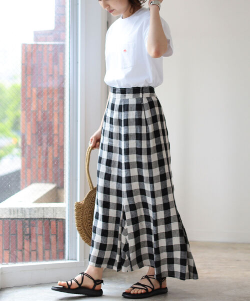 B:MING by BEAMS（ビーミングバイビームス）の「DANTON / ポケット Tシャツ（Tシャツ/カットソー・レディース・ブラウン系その他2/ホワイト/ブラック/ミント・36/34）」の15枚目の写真